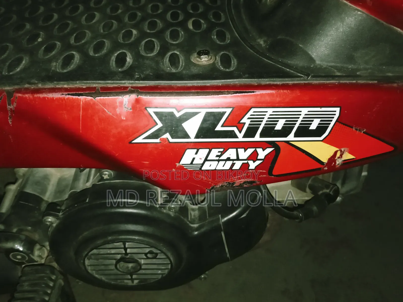 TVS XL 100 2022 Red