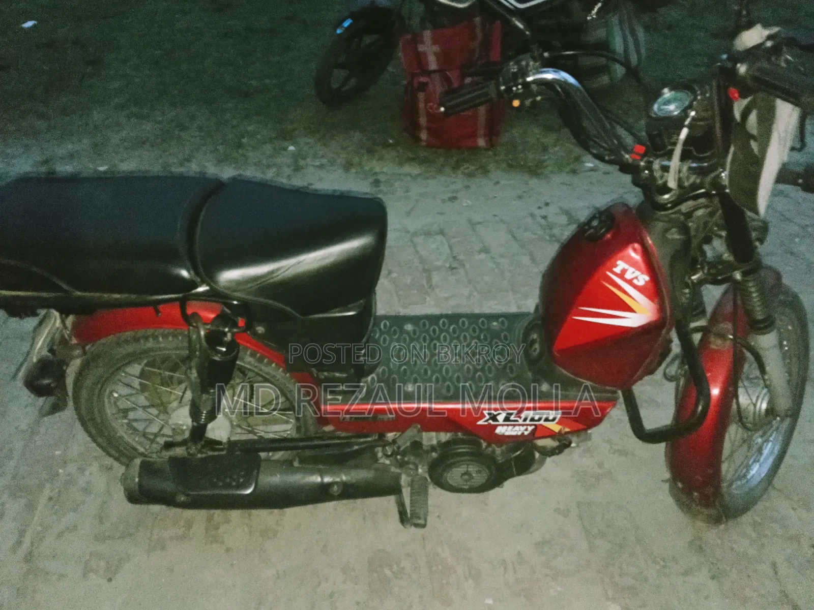 TVS XL 100 2022 Red