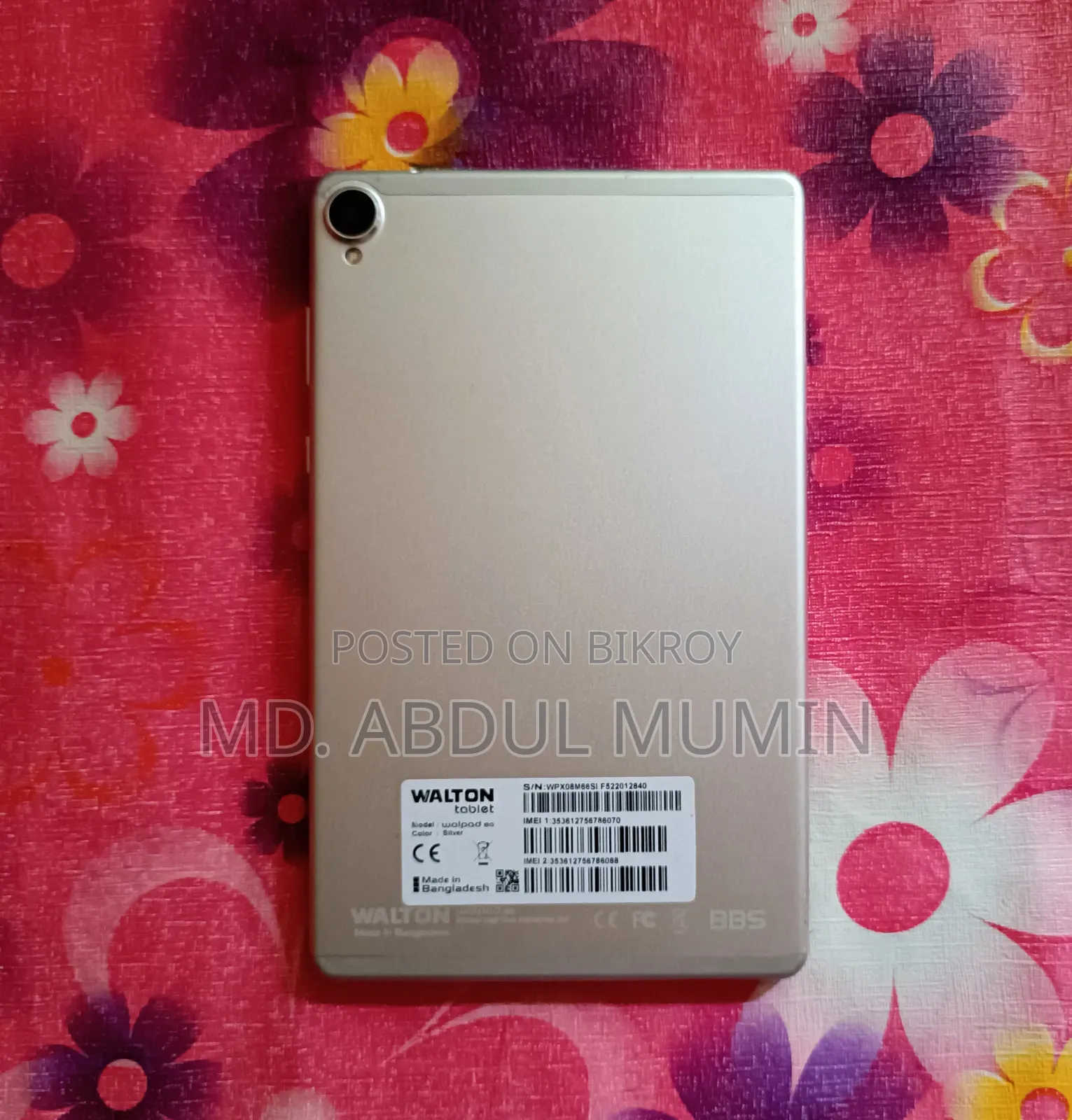Walton Walpad 8G 64 GB Silver