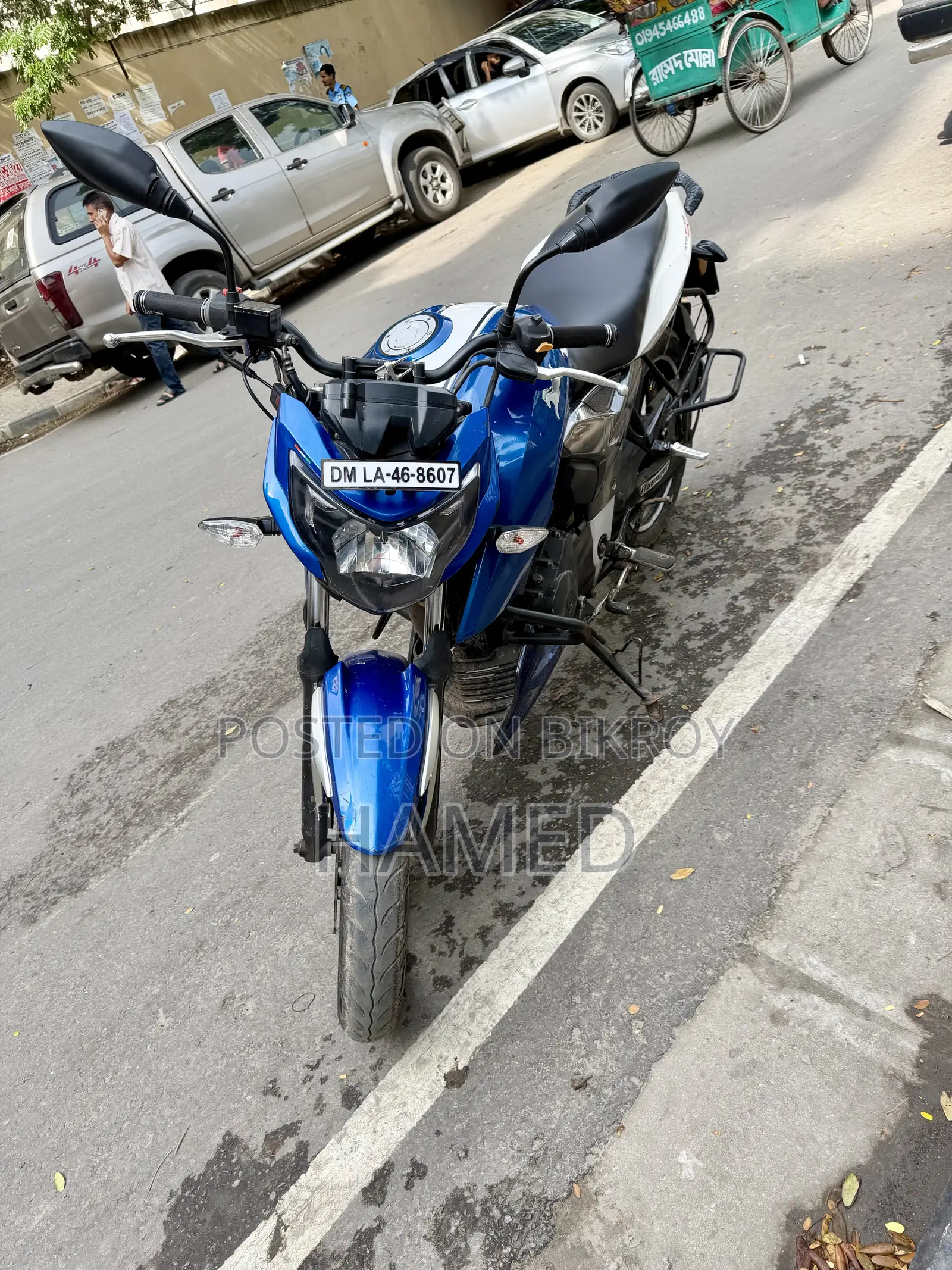টিভিএস আপাচে আরটিআর ১৬০ ৪ভি ২০২০ নীল
