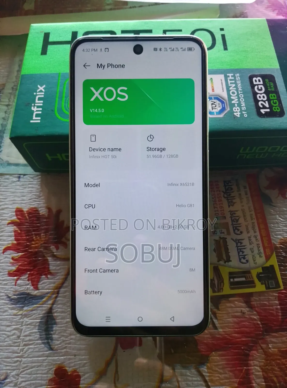 Infinix Hot 50i 128 GB