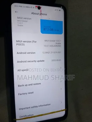 Xiaomi Poco X3 128 GB Blue