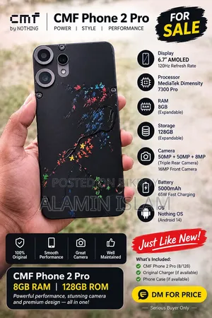Nothing Phone CMF Phone 2 Pro 128 GB Black