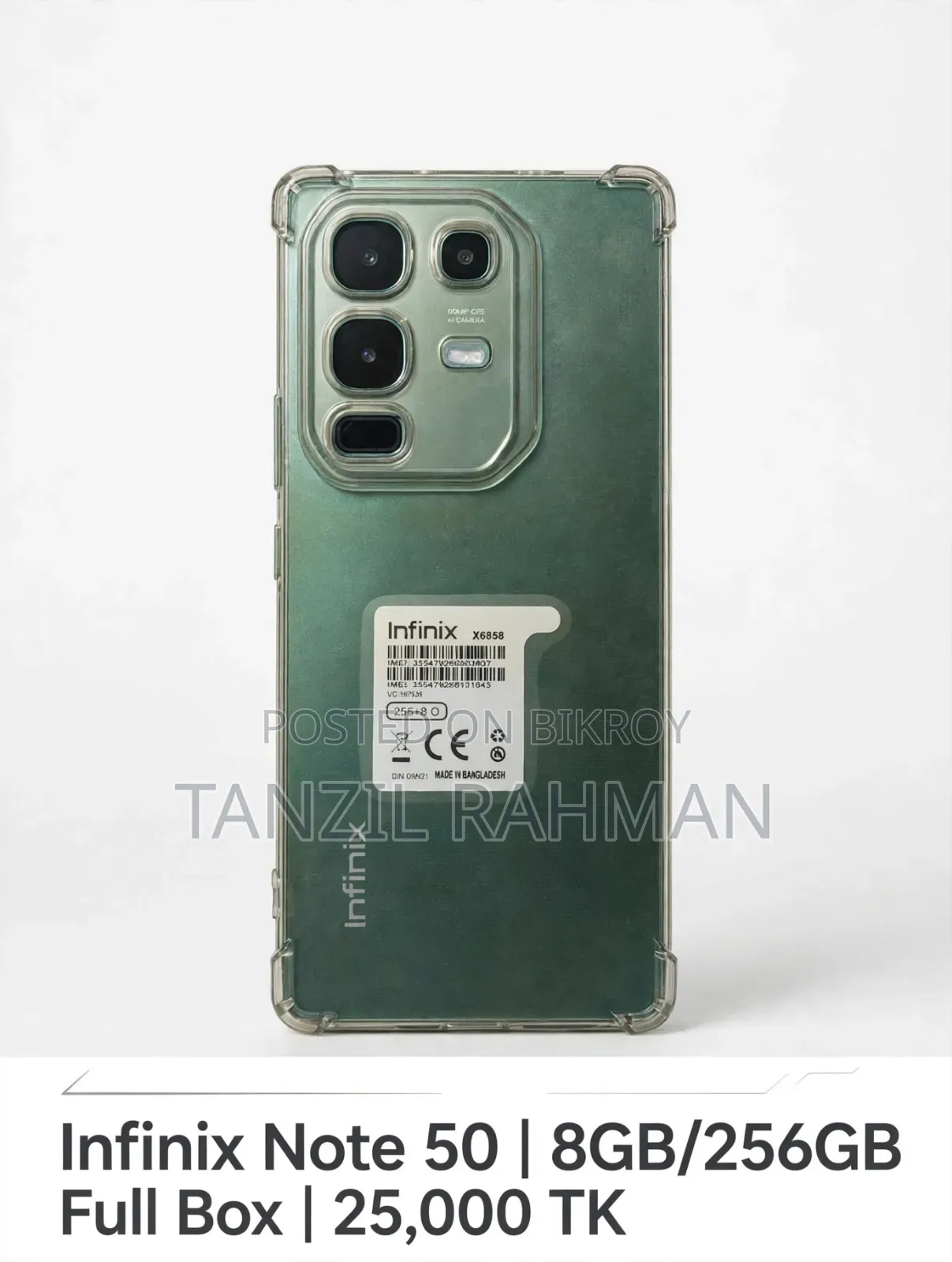 Infinix Note 50 4G 256 GB Green