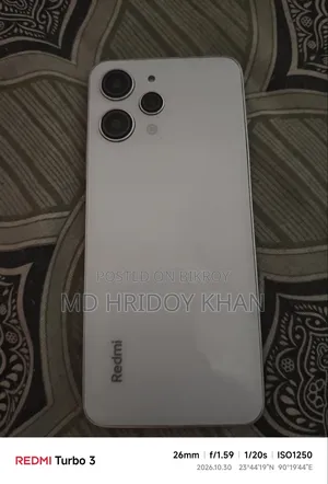 নতুন শাওমি রেডমি ১২ ১২৮ জিবি সাদা