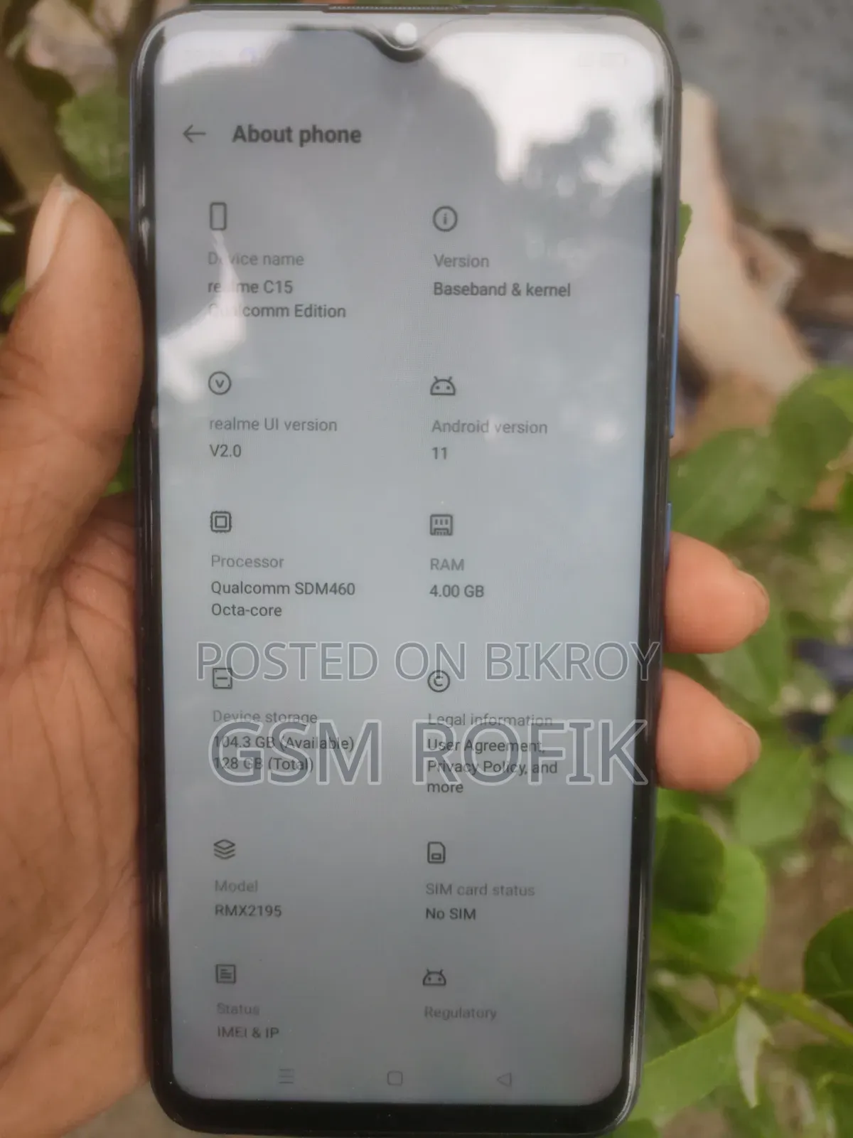 Realme C15 Qualcomm Edition 128 GB Blue