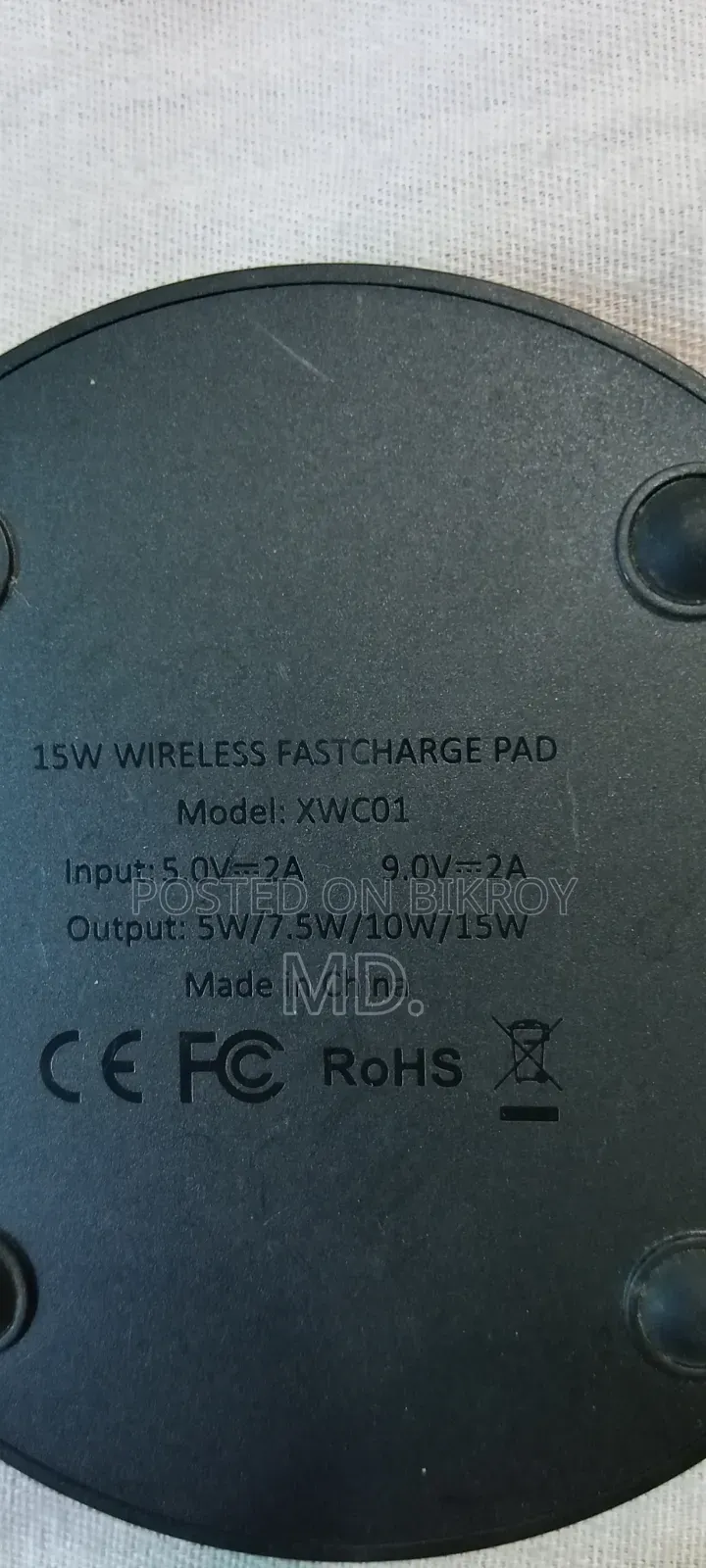 Infinix 15W Wireless Charger for Sale