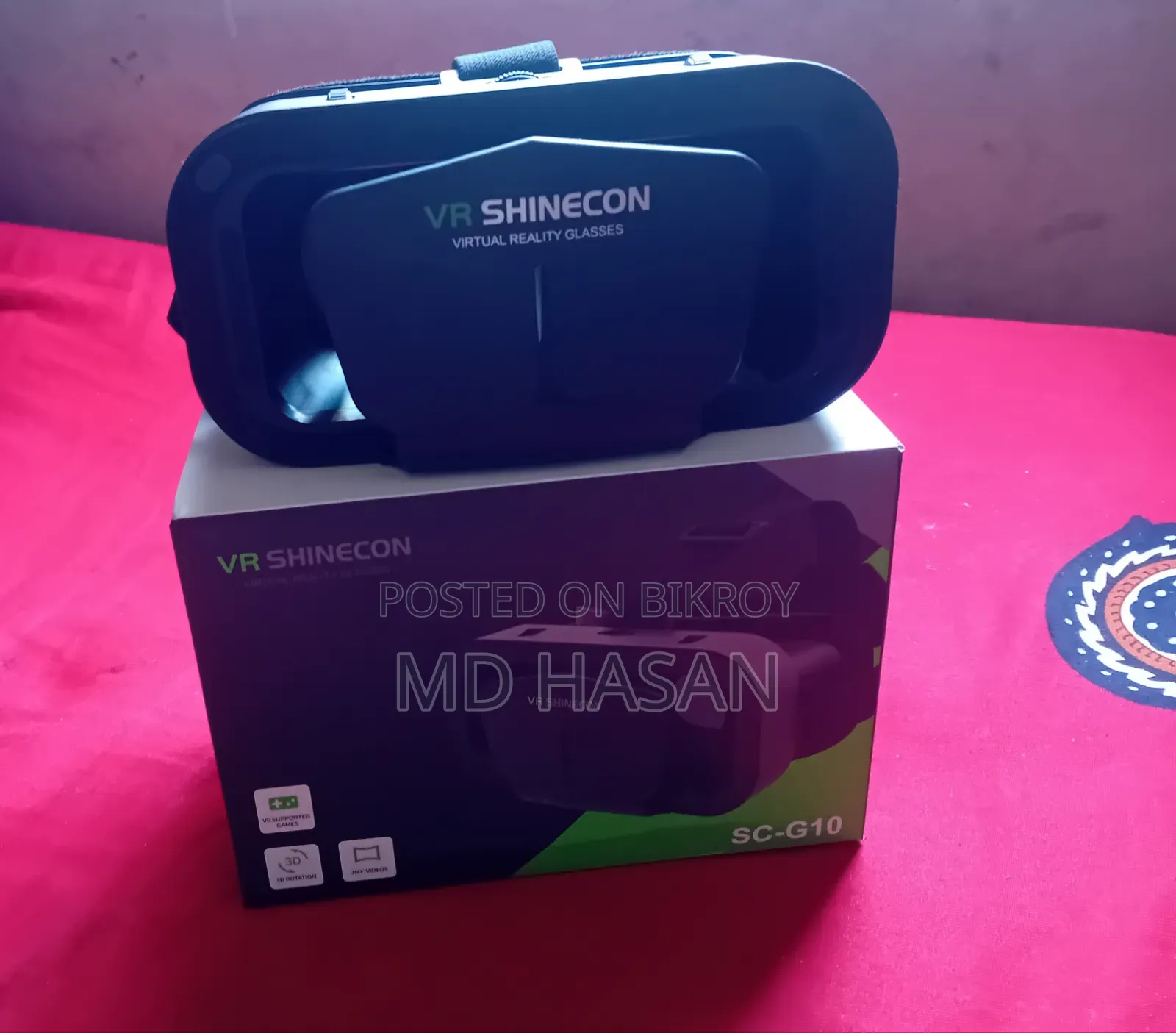 VR Shinecon SC-G10 Virtual Reality 3D VR Box Headset