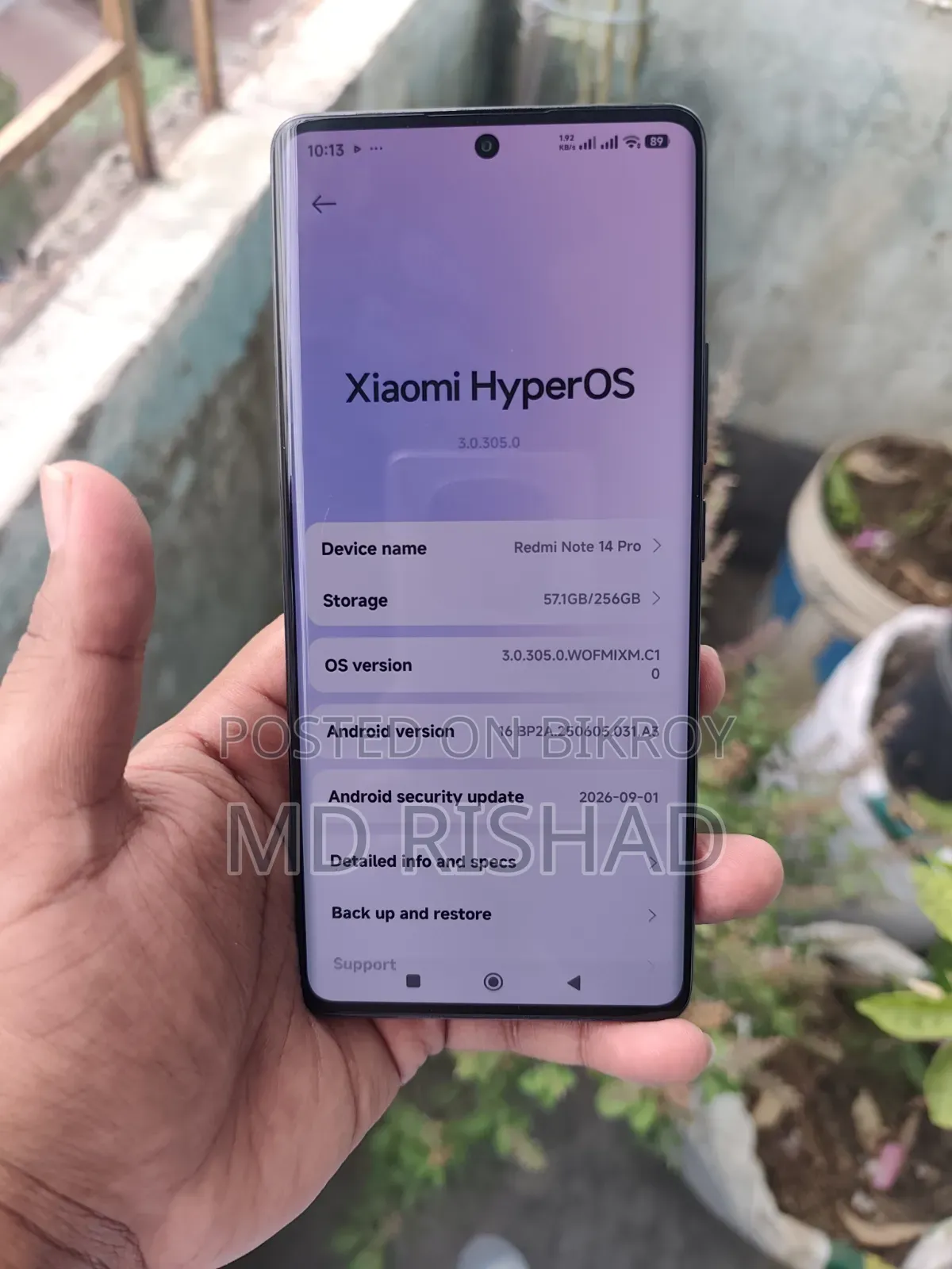 Xiaomi Redmi Note 14 Pro 256 GB Black