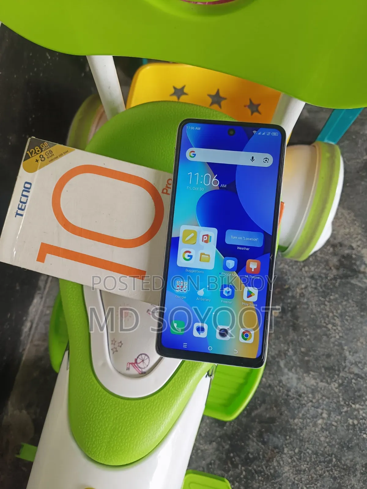 Tecno Spark 10 Pro 128 GB Silver
