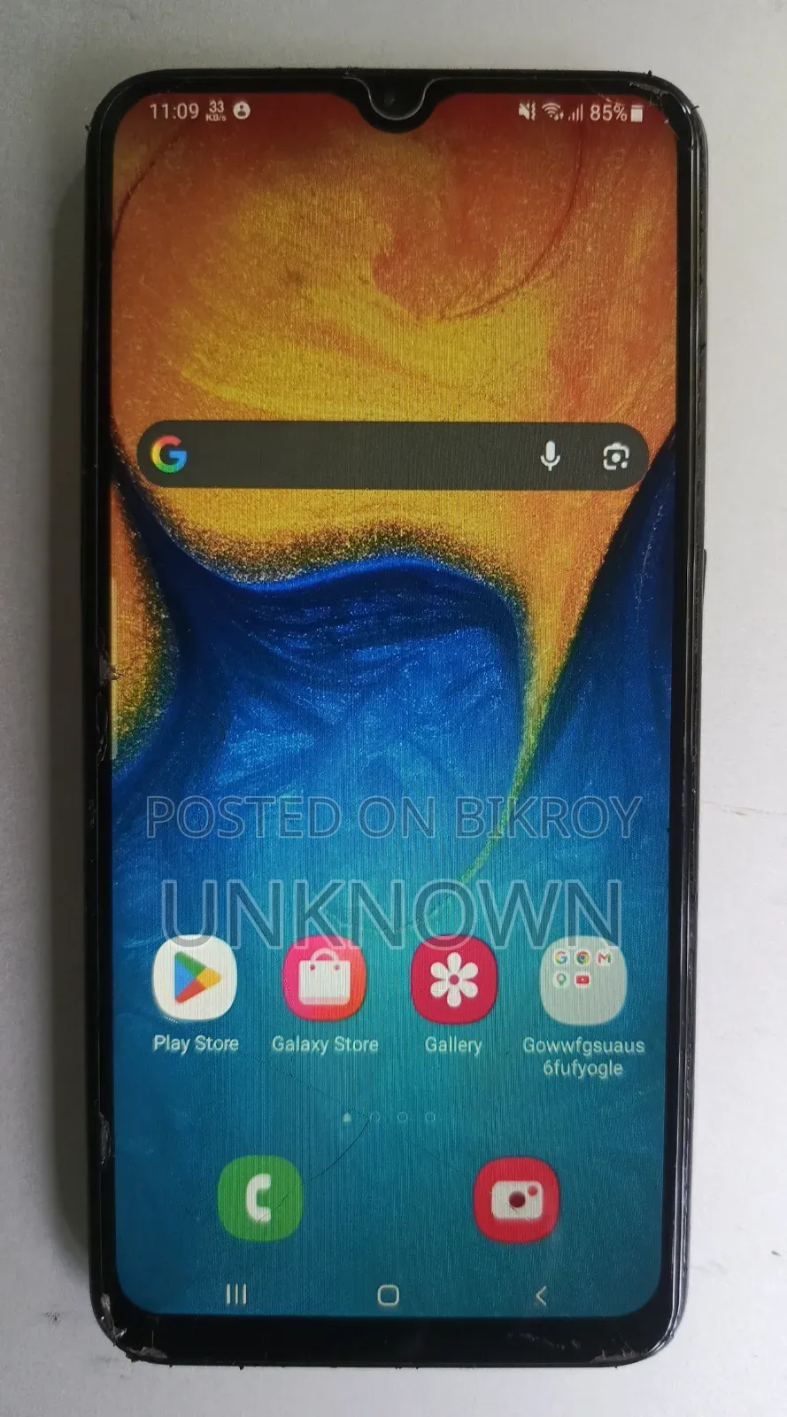 স্যামসাং গ্যালাক্সি এ২০ ৩২ জিবি নীল