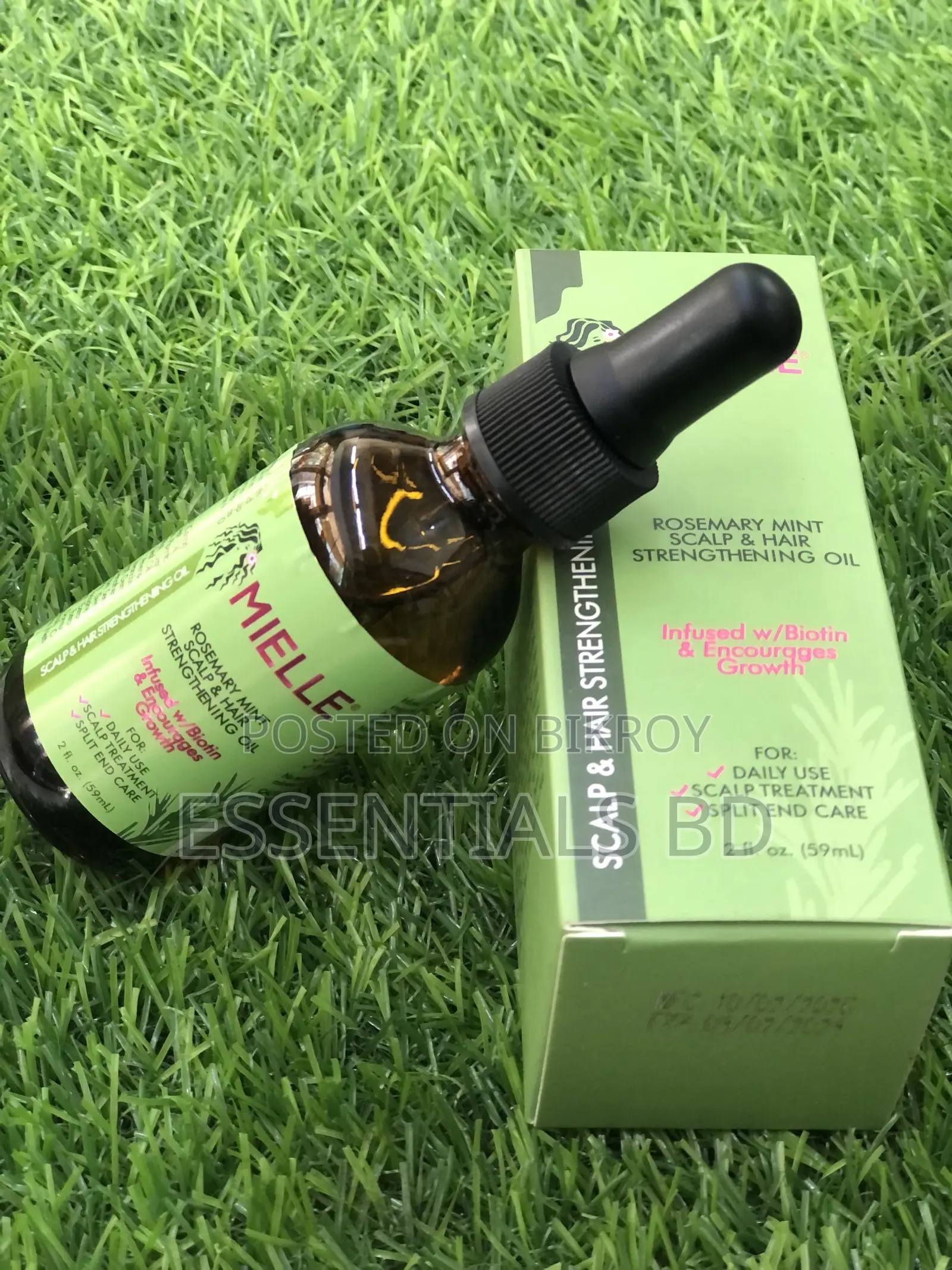 Mielle Rosemary Mint Scalp & Hair Strengthening Oil (59ml)