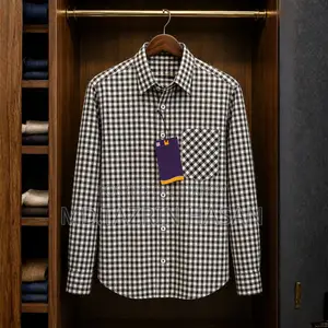 Formal Official Cotton Check Shirt
