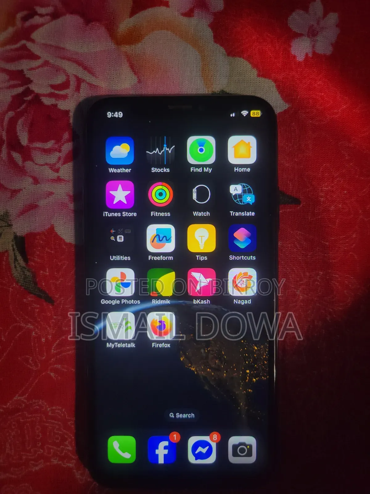 Apple iPhone X 64 GB Black