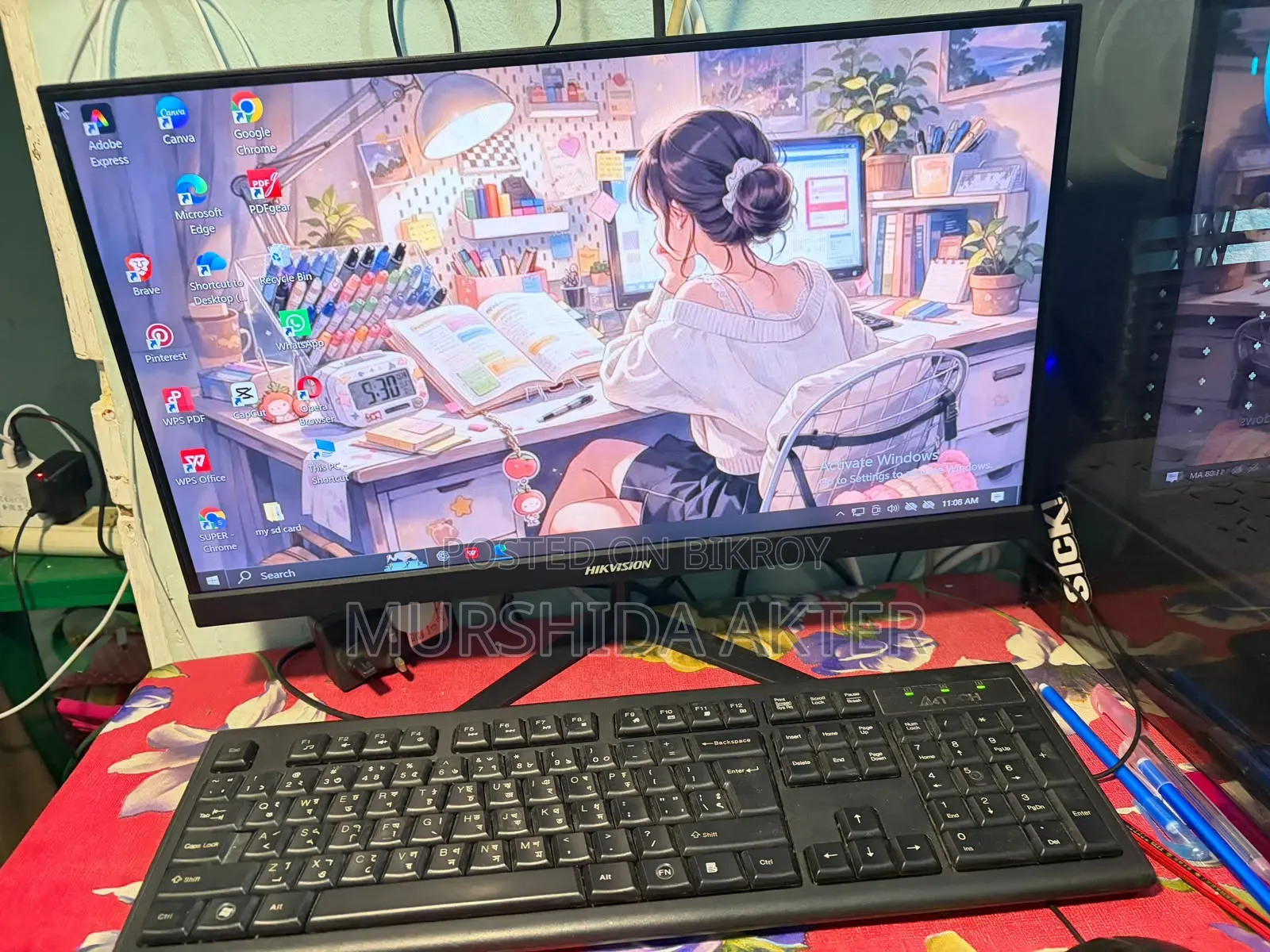 নতুন ডেস্কটপ কম্পিউটার MSI 8GB AMD Ryzen 5 SSD 256GB