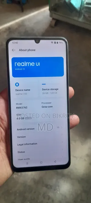 Realme C53 128 GB Rose Gold