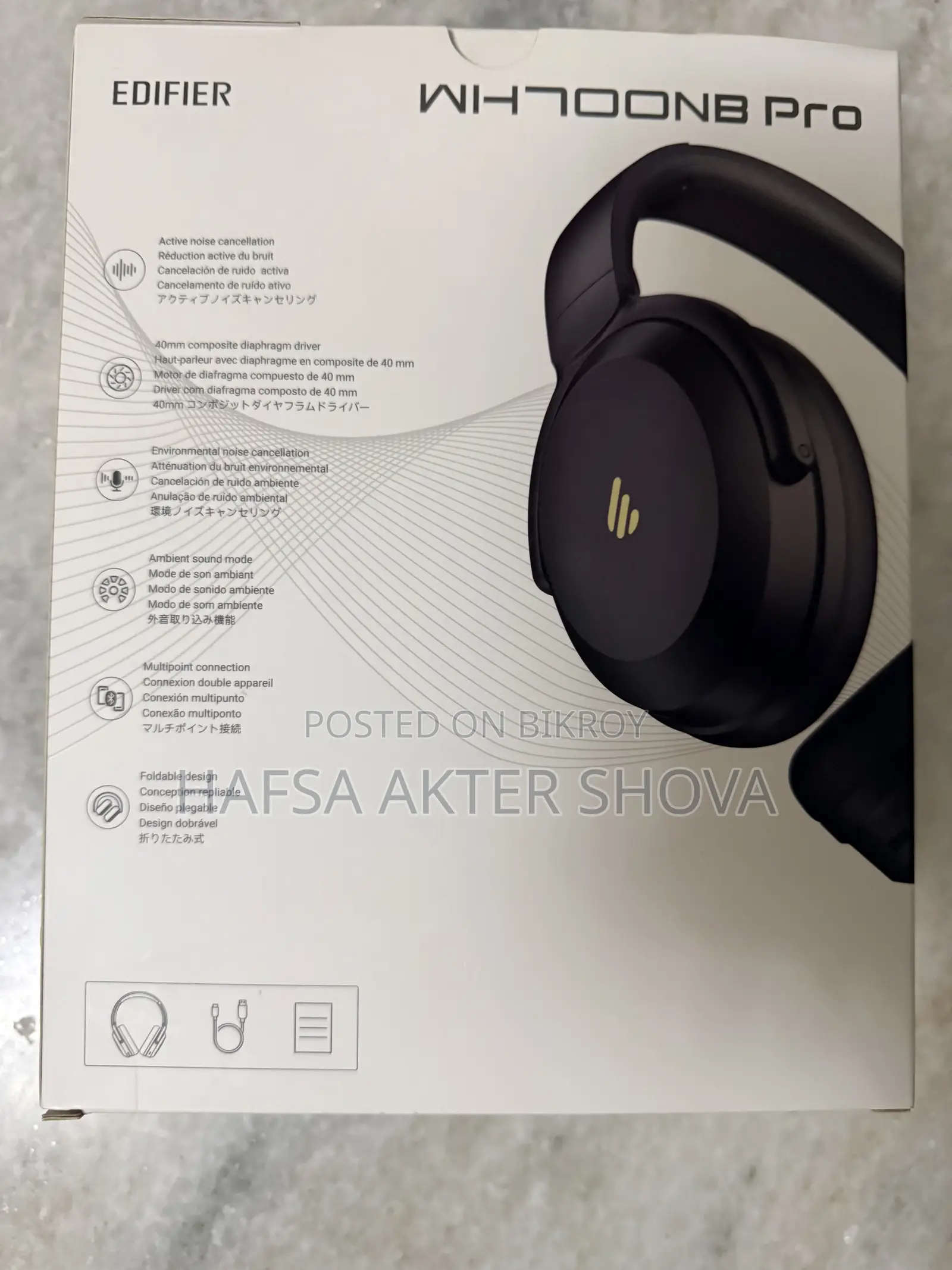 EDIFIER WH700NB Pro Wireless Noise Cancelling Headphones