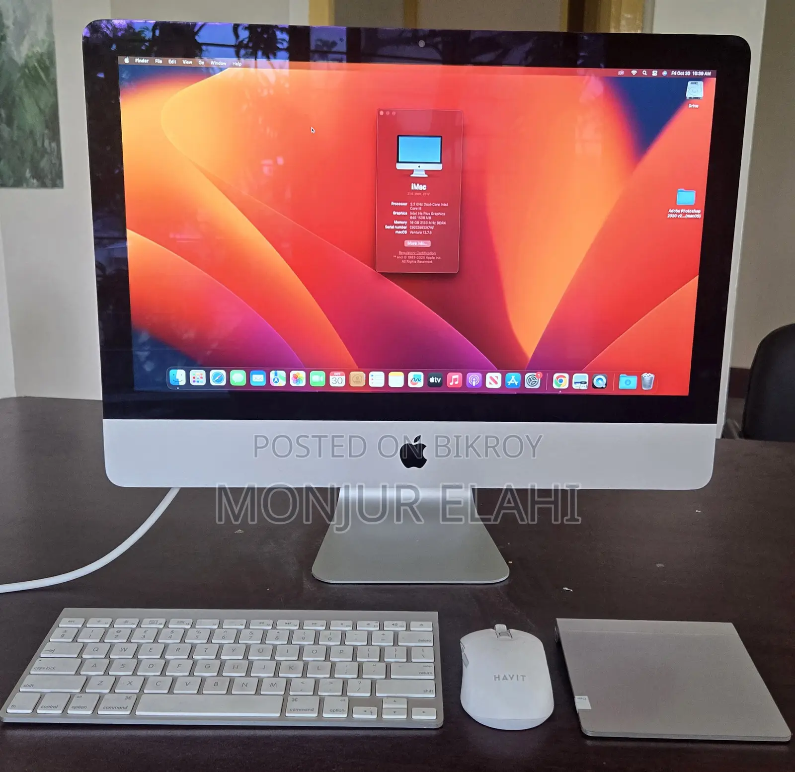 Desktop Computer Apple iMac 16GB Intel Core i5 SSD 500GB