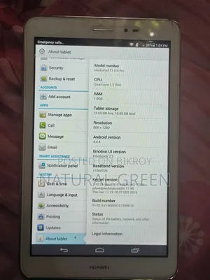 Huawei MediaPad T1 8.0 16 GB Silver