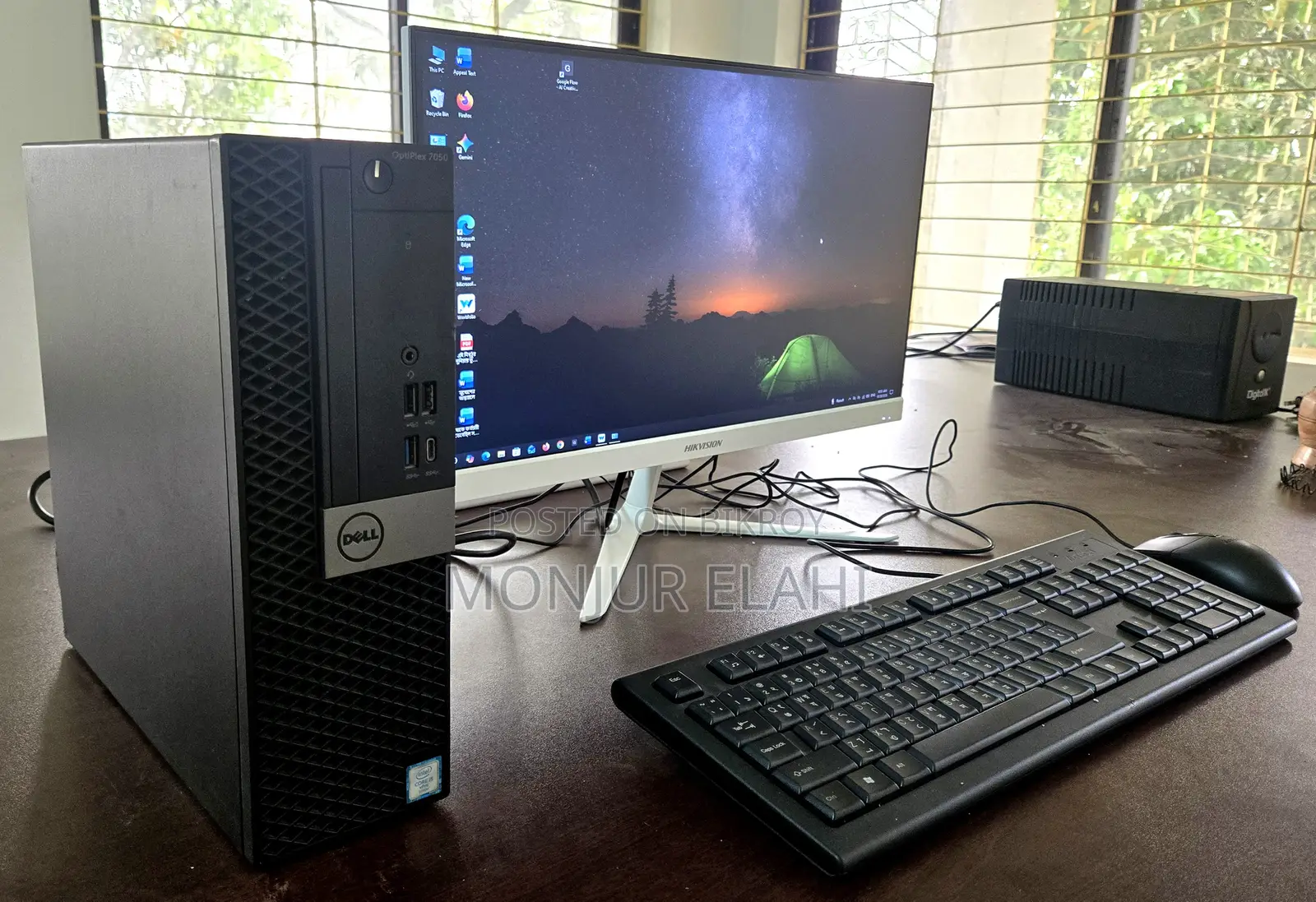Desktop Computer Dell Optiplex 7050 8GB Intel Core i5 SSD 256GB
