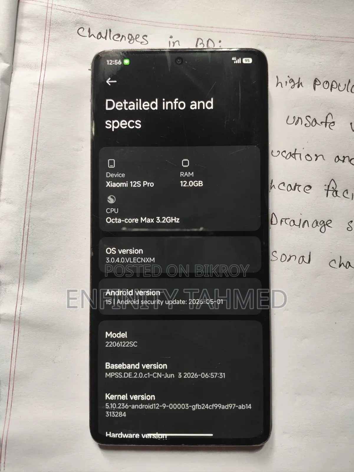 Xiaomi 12S Pro 256 GB Graphite