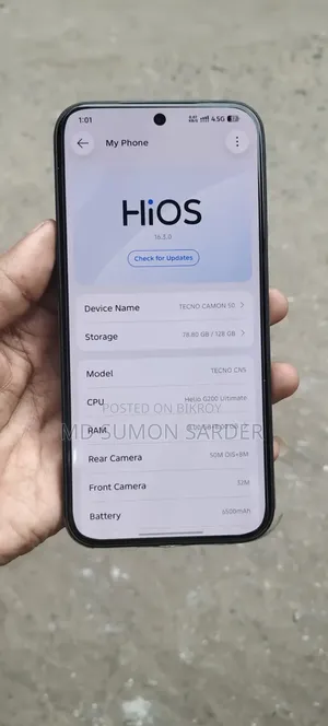 Tecno Camon 50 256 GB Blue