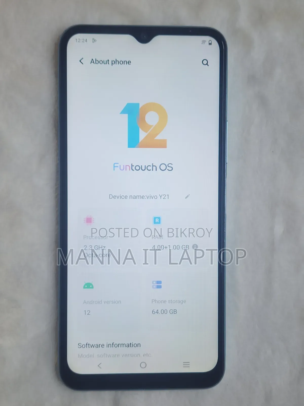 Vivo Y21 64 GB Blue