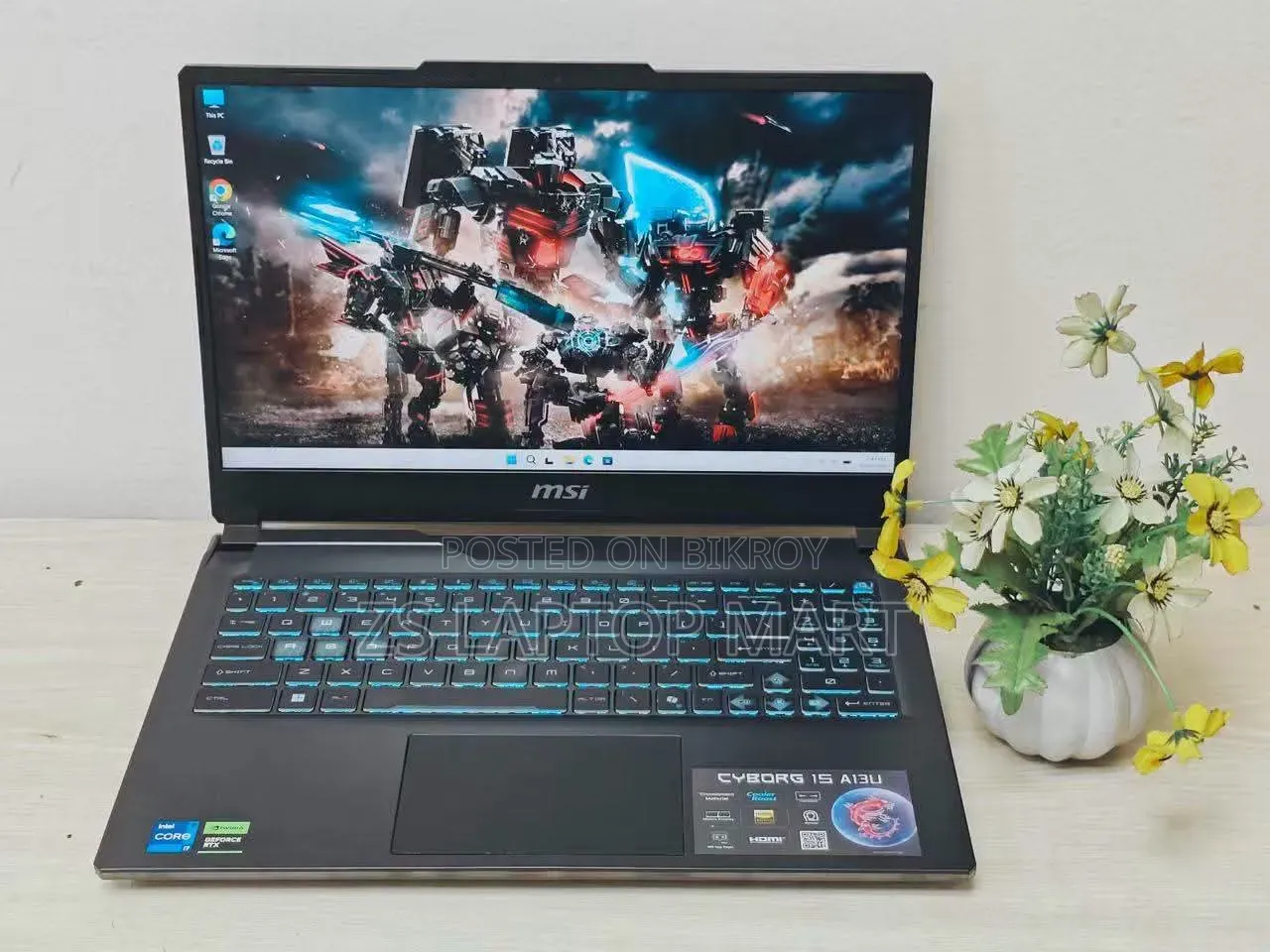 Laptop MSI Cyborg 15 16GB Intel Core i7 SSD 500GB