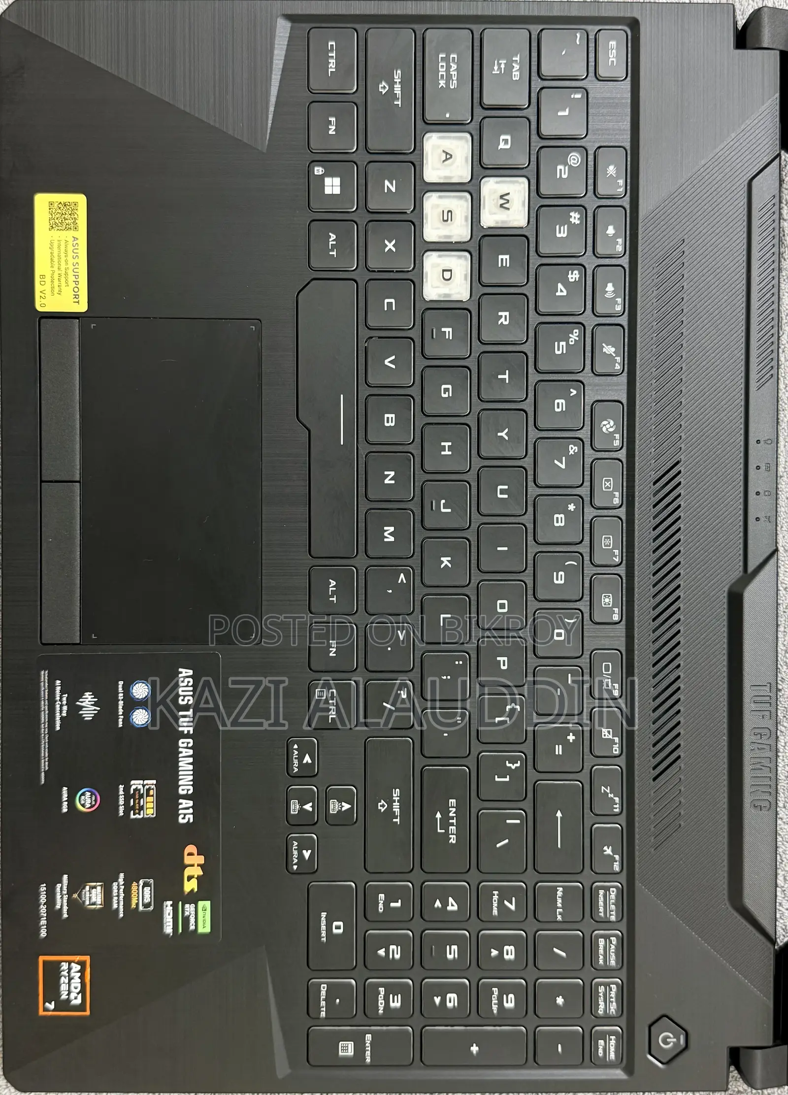 New Laptop Asus TUF Gaming A15 16GB AMD Ryzen 5 SSD 512GB