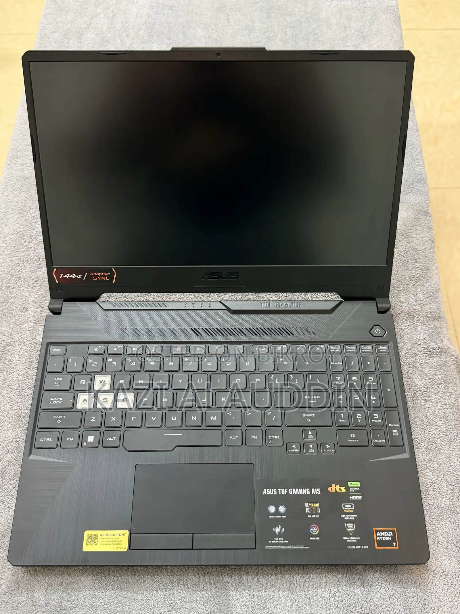 New Laptop Asus TUF Gaming A15 16GB AMD Ryzen 5 SSD 512GB