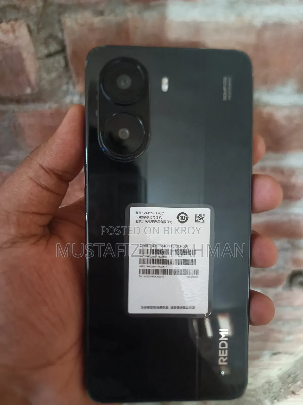 New Xiaomi Redmi Turbo 4 256 GB Black