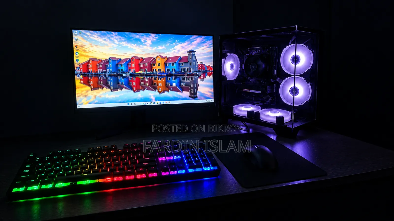 Desktop Computer 8GB AMD Ryzen 5 SSD 256GB