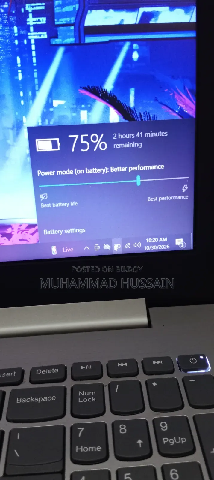 Laptop Lenovo IdeaPad 320 4GB Intel Core i3 SSD 256GB