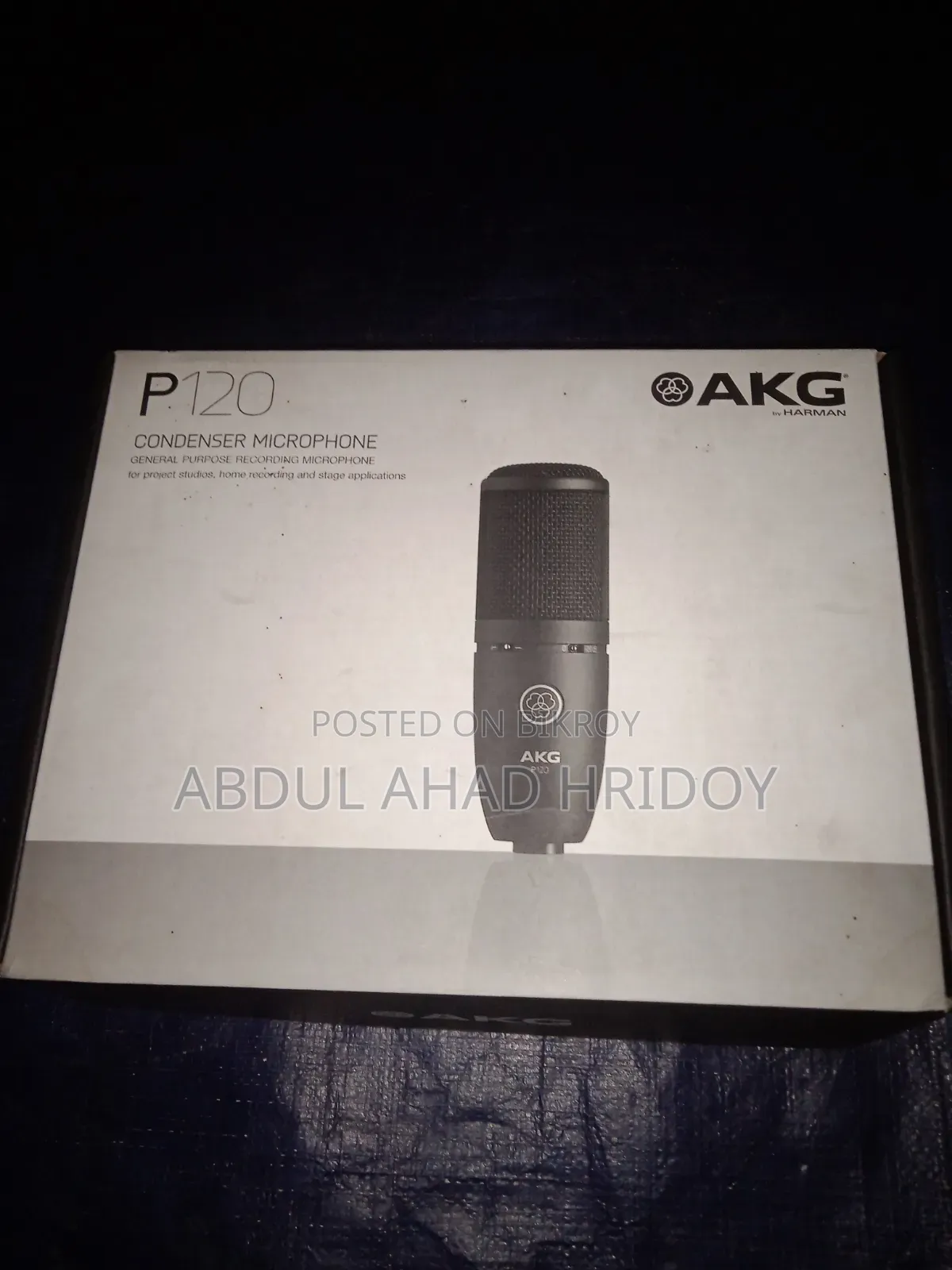 AKG P120 High-Performance Condenser Studio Microphone Fresh