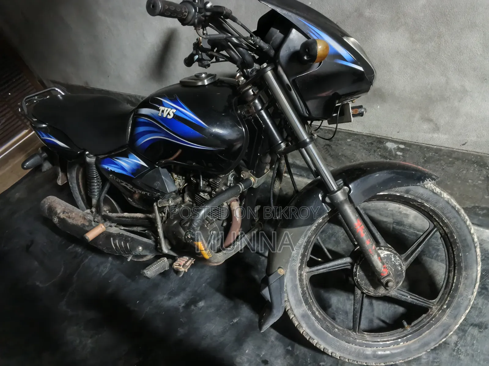 TVS Stryker 125 2015 Blue