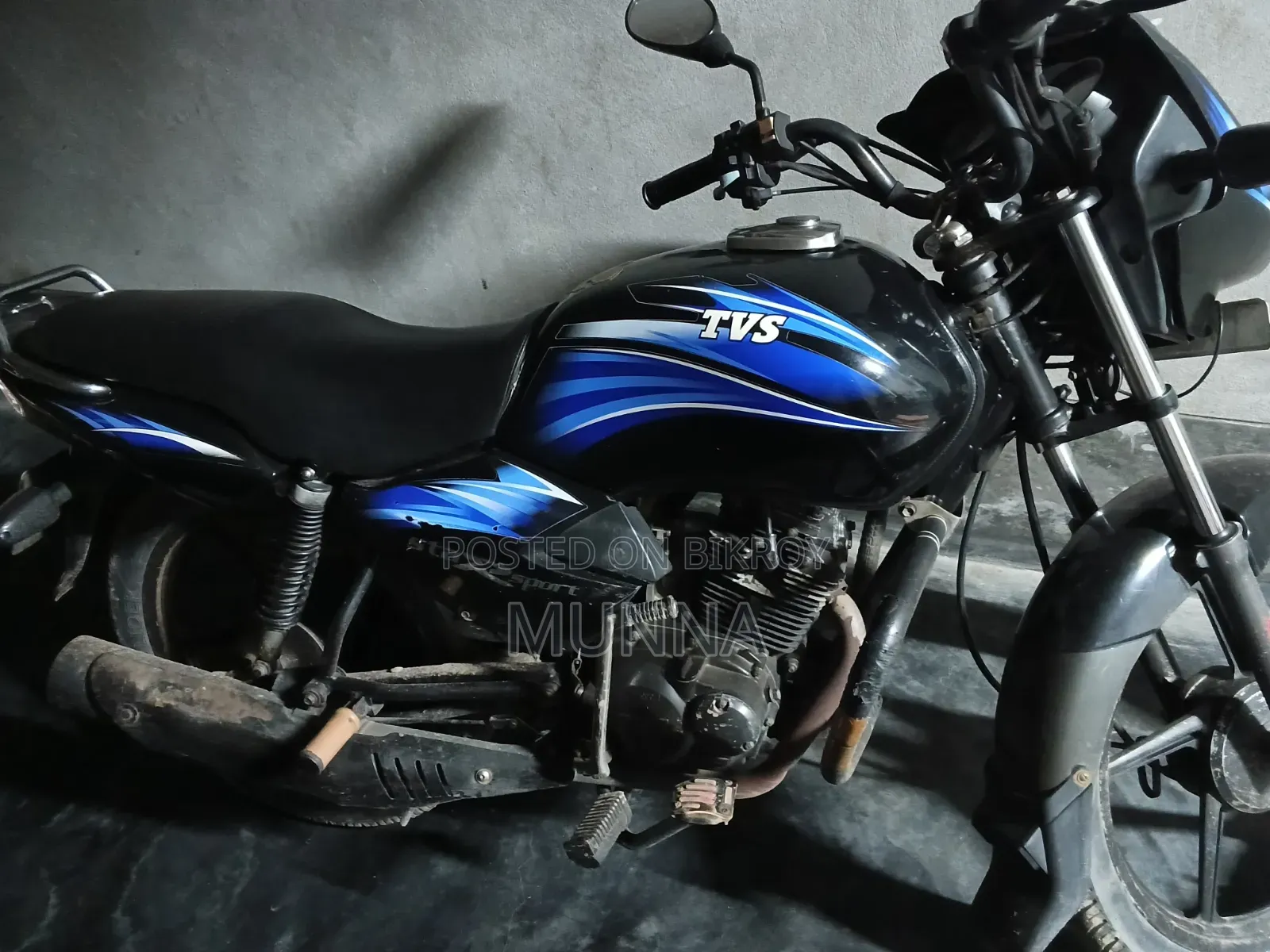 TVS Stryker 125 2015 Blue