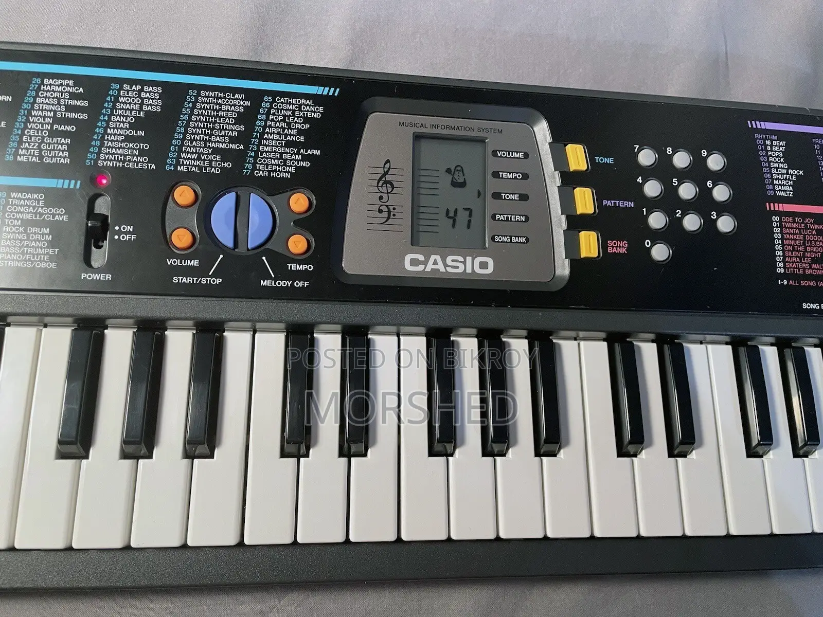 CASIO SA-65 ১০০ টোনস | ৩০ প্যাটার্নস | ৩৭ কিজ কিবোর্ড