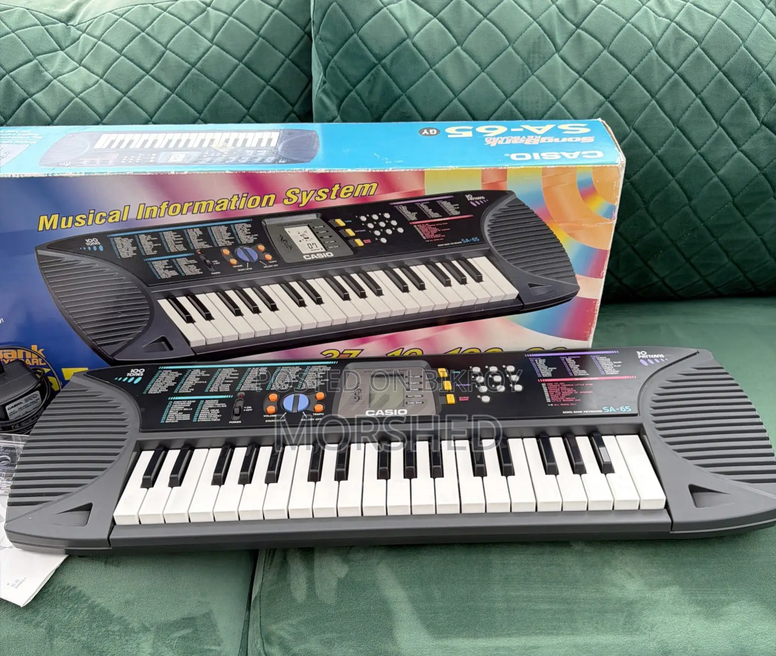 CASIO SA-65 ১০০ টোনস | ৩০ প্যাটার্নস | ৩৭ কিজ কিবোর্ড