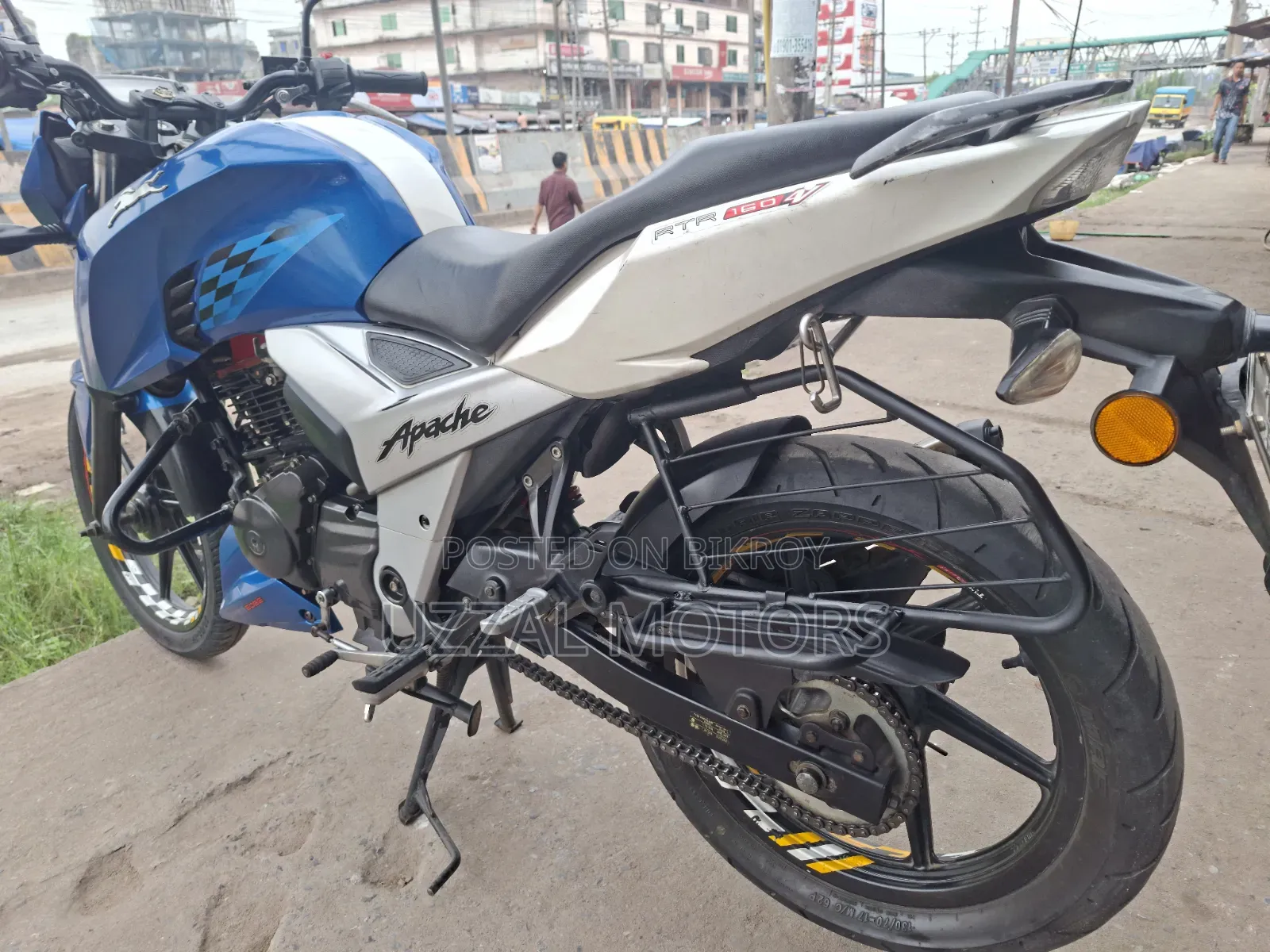 TVS Apache 160 4V 2021 Blue