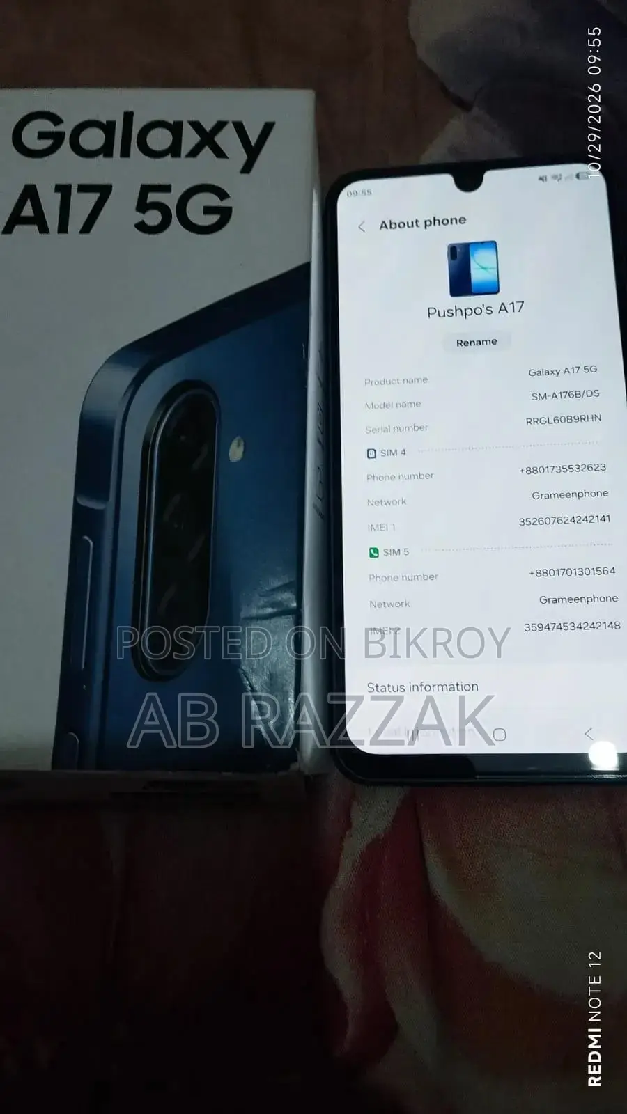 Samsung Galaxy A17 5G 256 GB Blue