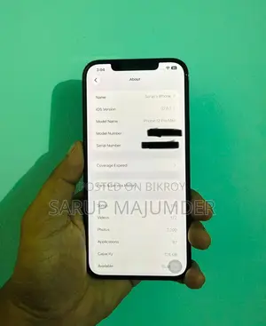 অ্যাপল আইফোন ১২ প্রো ম্যাক্স ১২৮ জিবি ব্লু