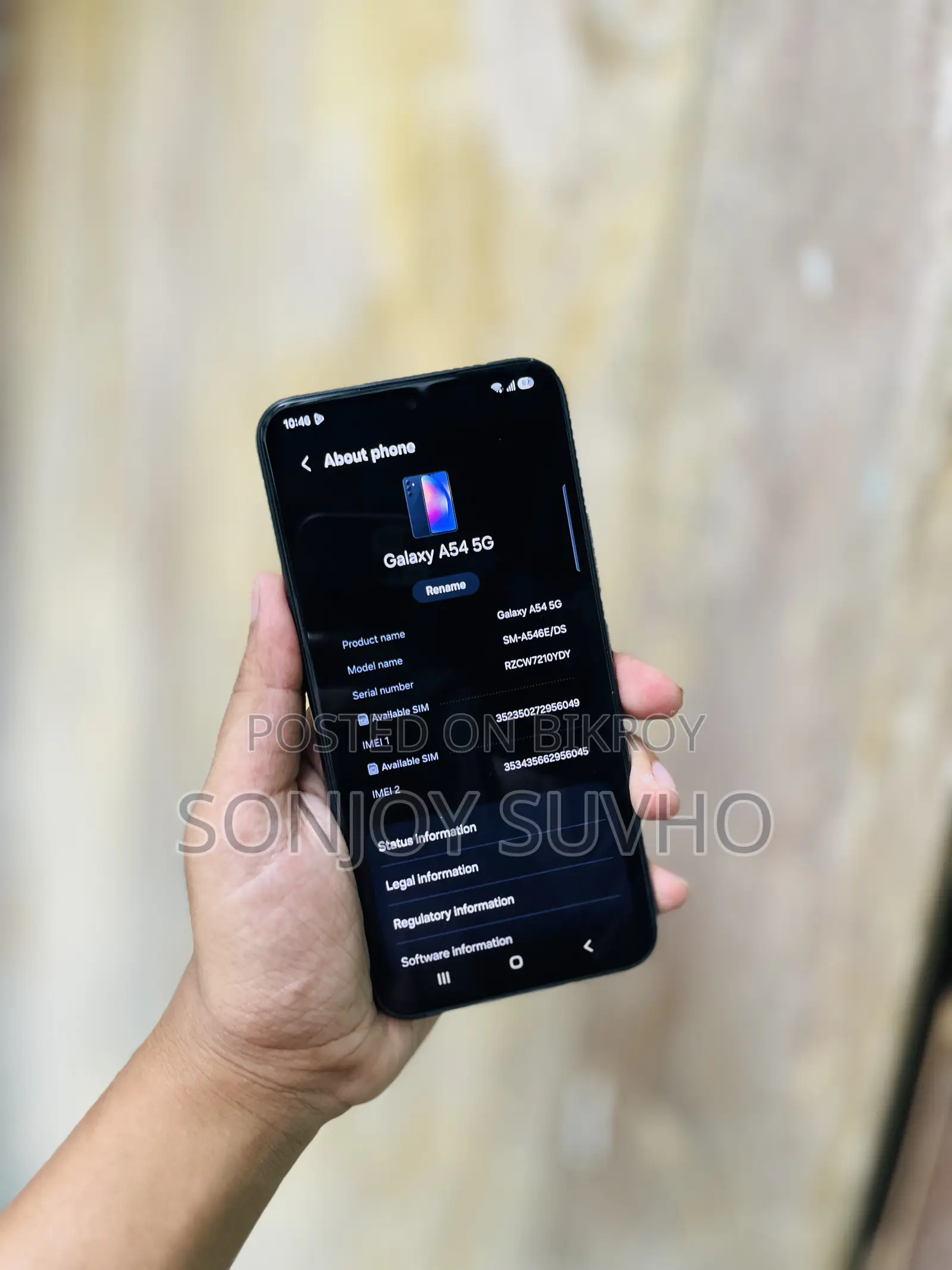 Samsung Galaxy A54 5G 128 GB Black