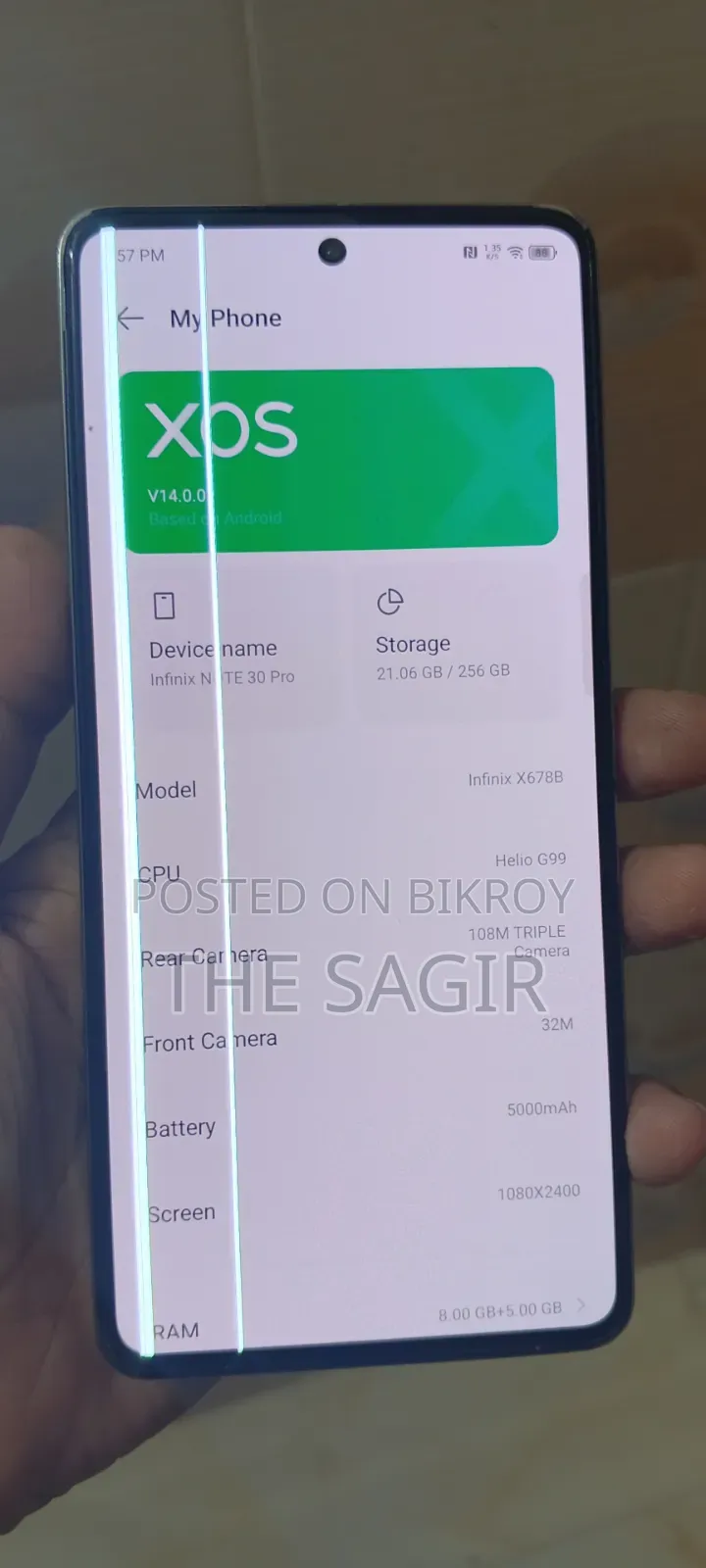 Infinix Note 30 Pro 256 GB Rose Gold