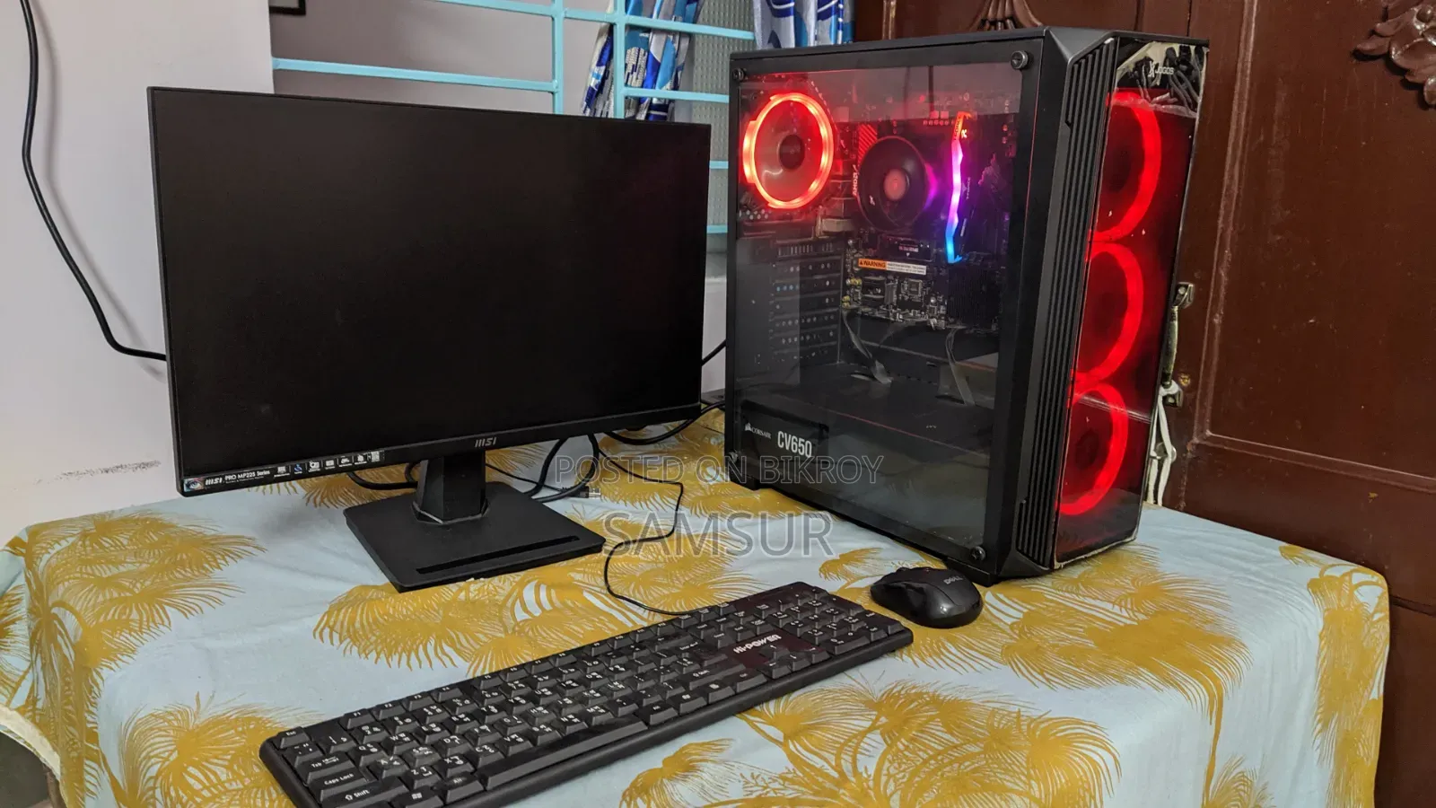 Desktop Computer MSI 16GB AMD Ryzen 7 SSD 1T