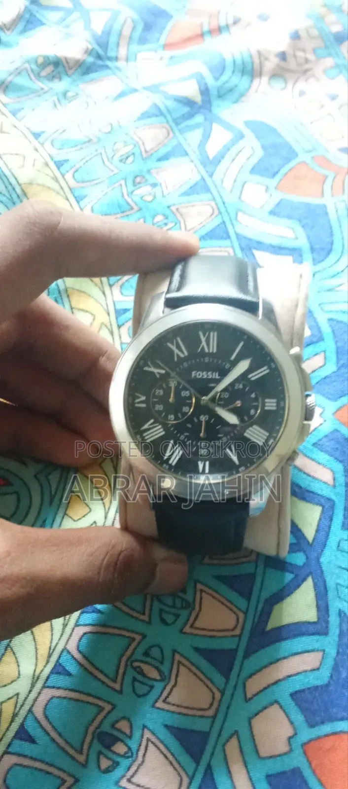 ফসিল গ্রান্ট ক্রونوগ্রাফ (মডেল FS4812)