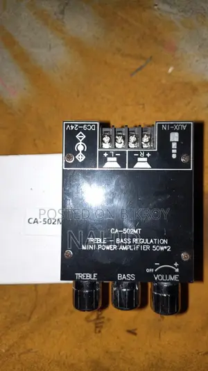 Speaker & Audio Amplifier – Brand New