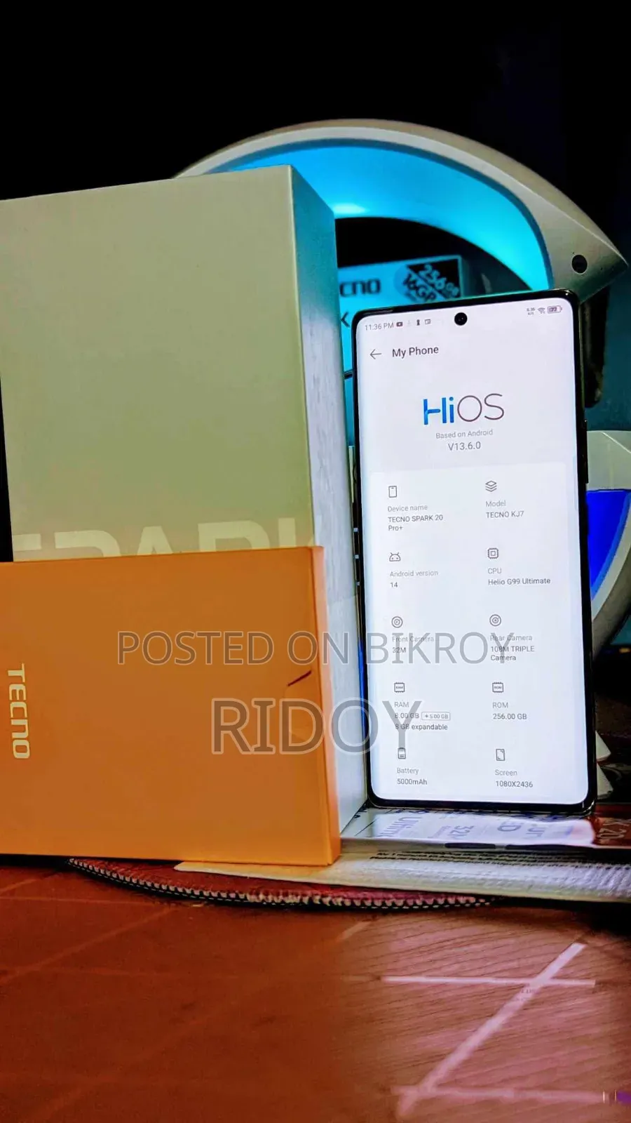 Tecno Spark 20 Pro Plus 256 GB Green