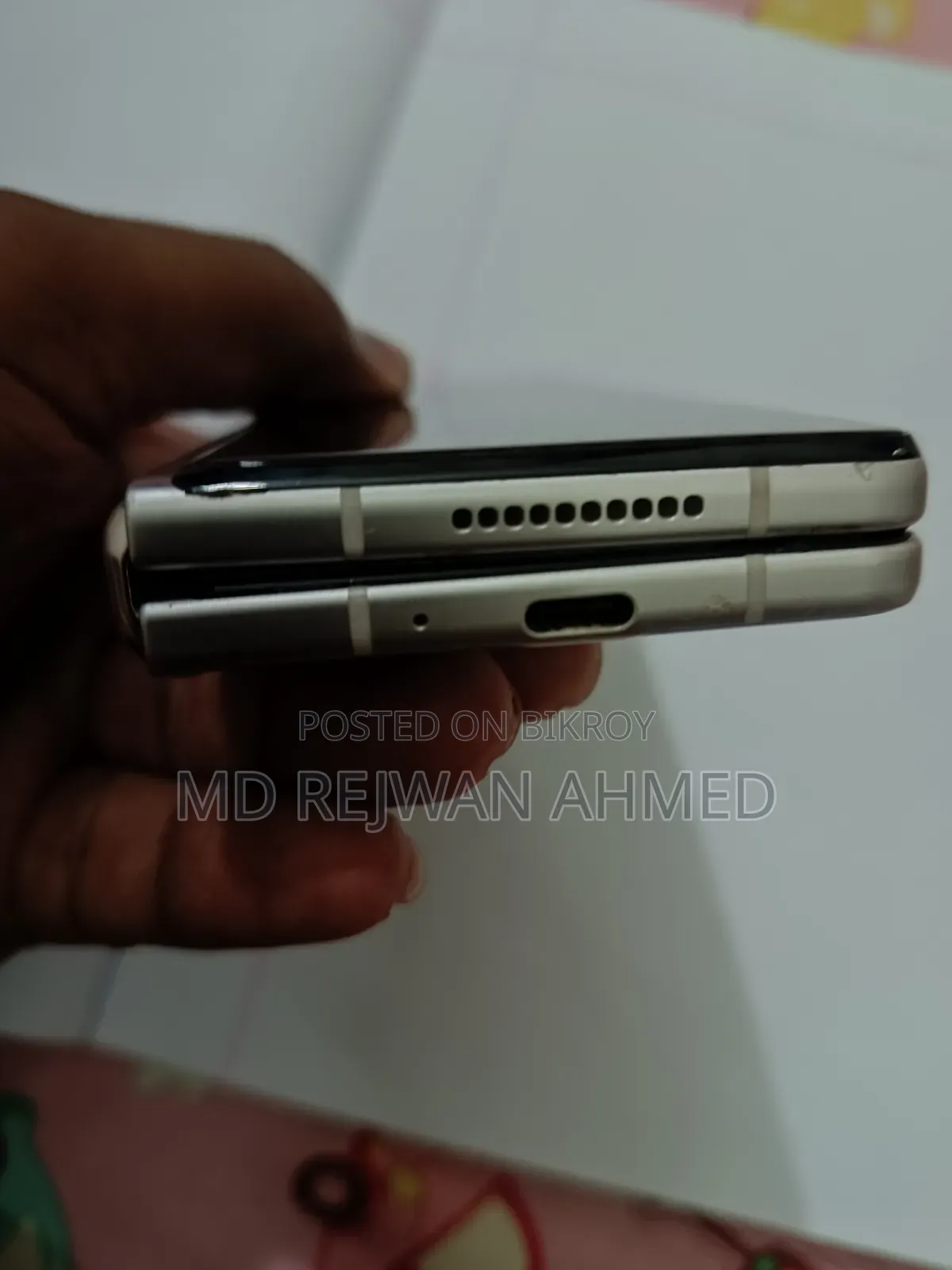 স্যামসাং গ্যালাক্সি জেড ফোল্ড ৩ ৫জি ২৫৬ জিবি সাদা