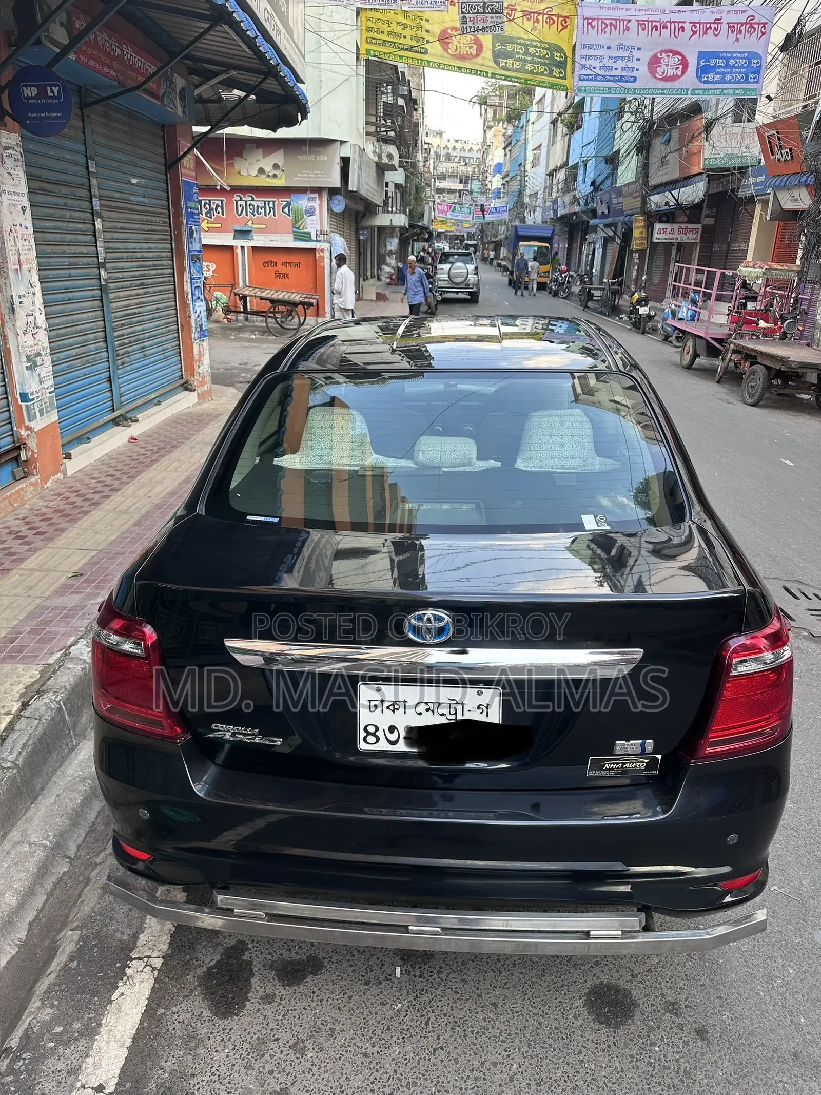 Toyota Axio 1.5 Hybrid G 2-Wheel Drive 2015 Black