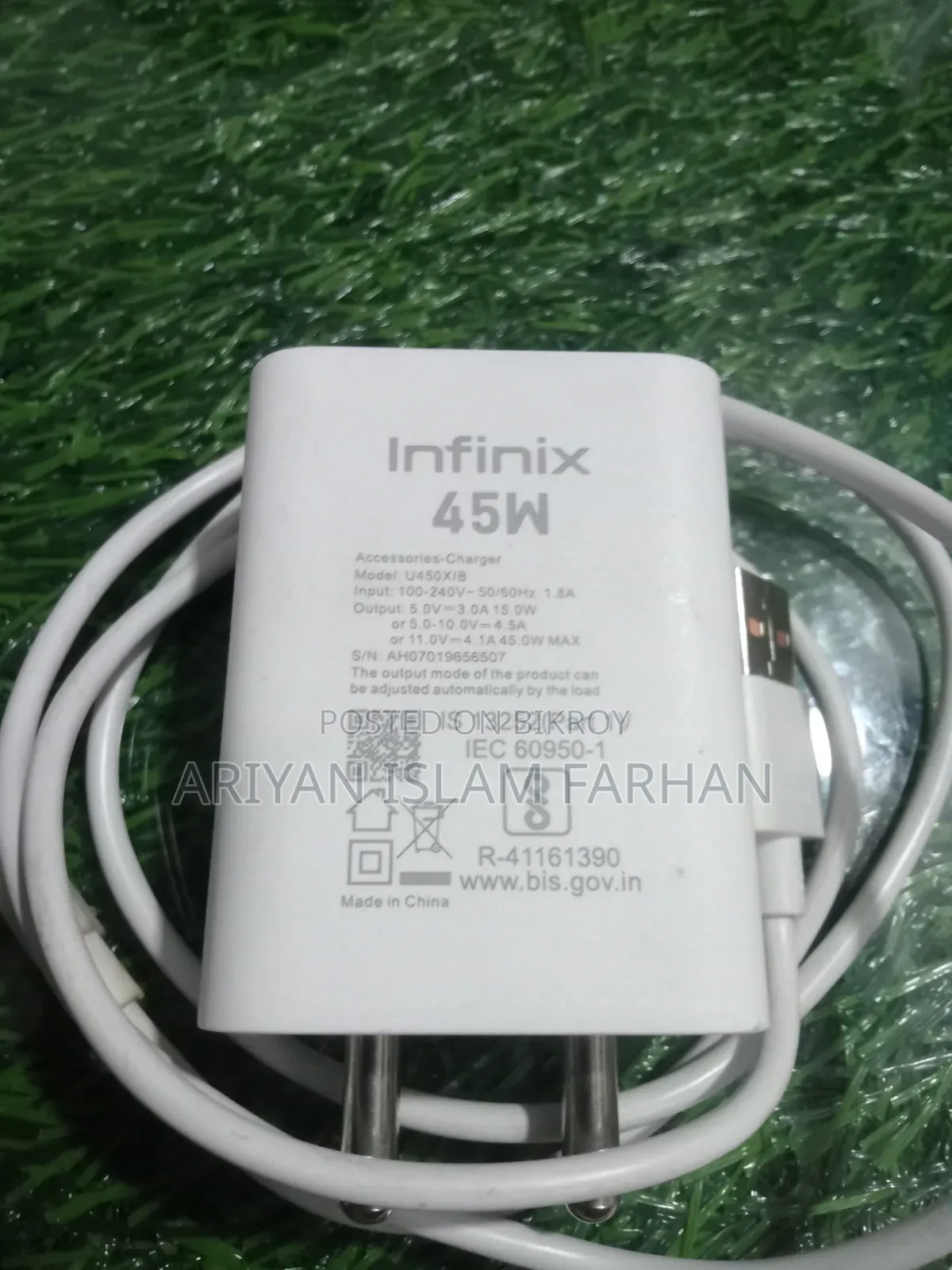 Infinix 45w Charger